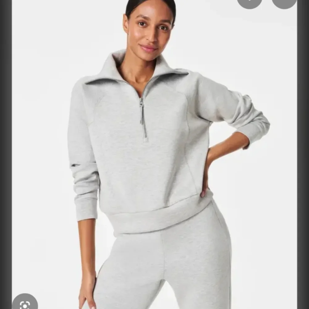 Spanx Air Essentials Half Zip Pullover - Picture 1 of 6